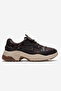 Letty Brown Print Scuba Women's Sneakers - 4