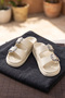 Ds Monapi.Kapry Beige Orthopedic Eva Women's Stone Buckled Slipper Sandals