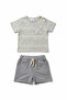 Pocketed Striped T-Shirt Shorts Baby Boy Summer Two-Piece Set - 3