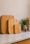 Bamboo Cutting Board Set of 3 Natural Wooden Meat Vegetable Fruit Chopping Board Kitchen Set - 6