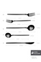 Orion Black 30-Piece 6-Person Fork Spoon Knife Set - 2