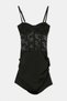 Black Strappy Lace Detailed Mini Event Party Dress Tdrss26El00061 - 5