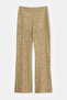 Green Lace Lined Trousers Twoss26Pl00108 - 6