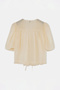 White Embroidered Woven Blouse Twoss26Bz00570 - 5