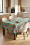 Modern Colorful Striped Tablecloth Stain-Resistant Stylish Design for Garden Balcony - 3