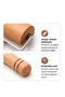 Bamboo Rolling Pin Natural Wood Mini Rolling Pin Practical Dough Roller Tool - 7