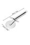 Pizza Cutter Stainless Steel Metal Handle Round Blade Slicer Ergonomic - 2