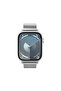 Sleek Link for Apple Watch Series 10 42mm, 9/8/7 41mm, SE2/SE/6/5/4 40mm, 3/2/1 38mm - Silver