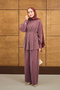Women's Crew Neck Set Dusty Rose - 2