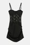 Black Strappy Lace Detailed Mini Event Party Dress Tdrss26El00061 - 4
