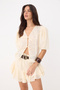 White Embroidered Woven Blouse Twoss26Bz00570