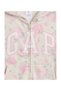 Girl's Relaxed Logo French Terry Fabric Zippered Pink Sweatshirt - 4