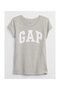 460525008 V-Hs Ss Value Logo Tee Girl's T-Shirt Gray