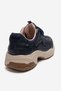 Letty Navy Blue Print Scuba Women's Sports Shoes - 5