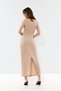 Rochie midi asimetrică texturată de damă - 3