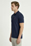 Cayman Navy Blue 100% Cotton Polo T-Shirt - 4