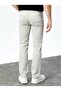 Men's Stone Color Regular Fit Lycra Pipe Leg Comfortable Cut Jean Denim Trousers Hlthe001918 - 4