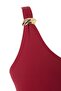 Burgundy Chlorine&Water Resistant Long Lasting Lycra ®   Xtra Life Large Size Bikini Bottom Tbbss26Cr00022 - 9