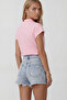 Pink Crew Neck Pearl Embellished Sleeveless Blouse Alc-X13522 - 5