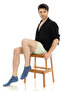 Premium Seamless Men's Bamboo Booties Socks Assortment Set of 6 - 41-45 - 10500-Bbm. - 5