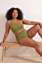 Oil Green Chloro&Water Resistant Long Lasting Lycra ®   Xtra Life Large Size Bikini Top Tbbss26Ct00013