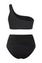 Black Chlorine & Water Resistant Long Lasting Lycra ®   Xtra Life Large Size Bikini Top Tbbss26Ct00013 - 10
