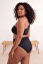 Black Chlorine & Water Resistant Long Lasting Lycra ®   Xtra Life Large Size Bikini Bottom Tbbss26Cr00022 - 3
