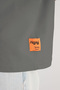 Gri Oversize/Geniş Kesim Kabarık Yazı Baskılı Etiketli Sıfır Kol T-Shirt/Atlet TMNSS24AL00005 - 5