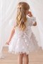 Baby Girl Dress Short Sleeve Bowknot Birthday Party Wedding Special Occasion Evening Dress Girls' Dress. - 6