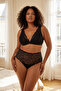 Black Lace Piece Plus Size Underwear Set Tbbss26Dg00001 - 2