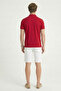 Simeon Burgundy 100% Cotton Polo T-Shirt - 6