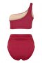 Burgundy Chlorine&Water Resistant Long Lasting Lycra ®   Xtra Life Large Size Bikini Top Tbbss26Ct00013 - 8