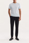 Men's Light Blue Crew Neck Knitwear Regular Fit T-Shirt A41Y5074 - 5