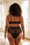 Black Lace Piece Plus Size Underwear Set Tbbss26Dg00001 - 3