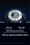 Watch S5 46mm Siyah Akıllı Saat, Android iOS, Sesli Arama, Sağlık Takibi, Çift Bant GPS - 7