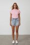 Pink Crew Neck Pearl Embellished Sleeveless Blouse Alc-X13522 - 2