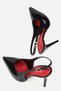 Women's black pointed toe patent leather high heel elegant shoes - 6
