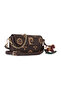 Limited Edition Black Women's Shoulder Bag with Snap Closure and Zipper Pocket 05Pc25K10510 - 5