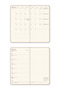Charm Attachable 2026-2027 Mid-Year Academic Pocket Planner 9X17 cm Beige - 13