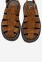 Joura Tobacco Suede Genuine Leather Closed-Front Women's Sandals - 2