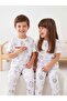 Ecru Crayon Gift Paintable Unisex Children's Pajama Set Tkdss26Pt00018 - 2