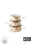 Pink Love Enamel 3-Piece Storage Container Set with Heart Detail - 2