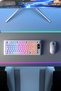 RM-K87 Zeron Beyaz Kablosuz RGB Oyuncu Klavyesi 2.4G + Bluetooth 75% Q Türkçe Gaming Klavye - 7