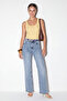 Blue Stretch Fabric Flare Spanish Leg Jeans Tdrss26Pl00040 - 2