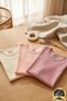 Premium Corded Fabric 100% Organic Cotton 3-Piece Baby Girl Short Sleeve Bodysuit Snap Badi Set - 4