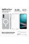 حافظة Galaxy S25 Edge Ultra Hybrid مع MagFit باللون الأبيض الشفاف - ACS09418 - 5