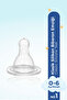 Silicone Baby Bottle Nipple Slow Flow 0-6 Months - 2