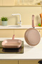 Biogranit Induction Compatible Pan Set Rosegold - 4