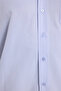 Men's Regular Fit Classic Cut Cotton Short Sleeve Dobby Blue Shirt - 5