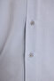 Men's Regular Fit Classic Cut Cotton Short Sleeve Dobby Blue Shirt - 5